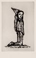 Kneeling Fool by Cecil  Collins